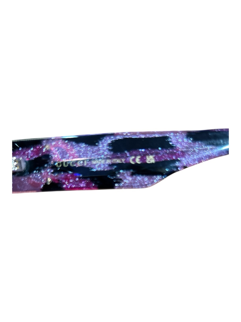 Gucci Pink Glitter Leopard 🐆 Square Sunglasses - Picture 6 of 10